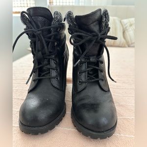 Steve Madden Black Booties